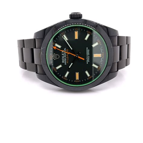 blackout concept rolex milgauss green|rolex milgauss reviews.